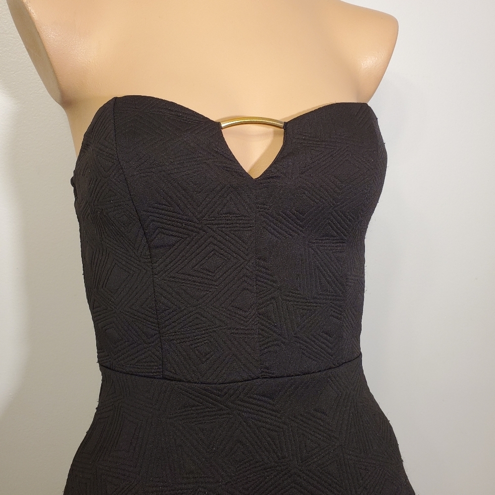 Black Strapless Dress Small - Picture 4 of 5